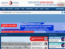 Tablet Screenshot of dakarmatin.com